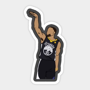 Steph Curry With The Shot Boi - NBA Golden State Warriors Sticker